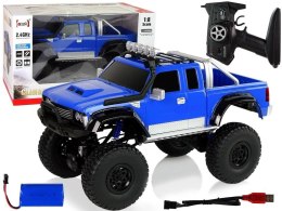 Samochód Off- Road R/C 2.4G Climbing Car 1:8 niebieski Lean (9936)