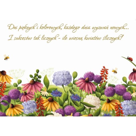 Kartka składana Karnet A5 BUKIET KOLOR A5 Henry (5907465668675)