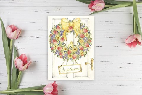 Kartka składana Wielkanoc Drzwi B6 Henry (5907465667098)