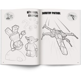 Książka dla dzieci LEGO® STAR WARS™. Kolorowanka z Naklejkami Ameet