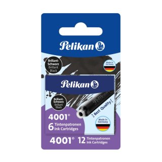 Naboje krótkie 6szt x 2 czarny Pelikan (300004127)