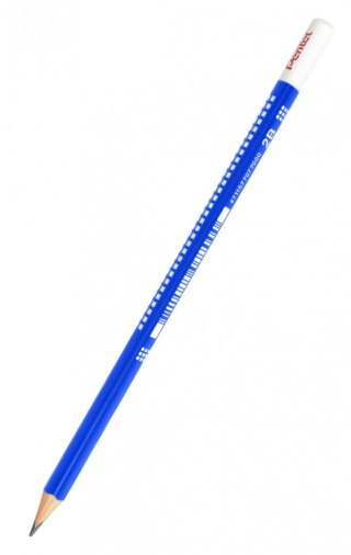 Ołówek trójkątny drewniany 2B Pentel (CB60T-2B)