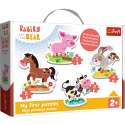 Puzzle puzzle baby classic Bobaskowe zwierzątka Trefl (36127)