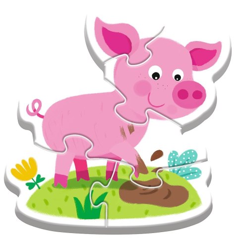 Puzzle puzzle baby classic Bobaskowe zwierzątka Trefl (36127)