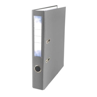 Segregator dźwigniowy A4/50 SZARY 59056588110467 PETITTE OFFICE A4 50mm szary Strigo (PO10467)