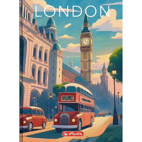 Brulion Retro City A6 96k. 70g krata Herlitz (400196851)