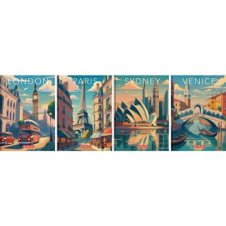Brulion Retro City B5 160k. 70g krata Herlitz (400196853)