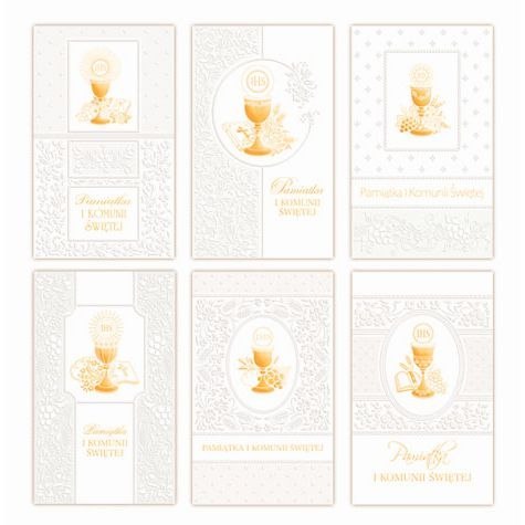 Kartka składana komunia DL Merigraf (5902221806902)