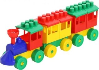 Kolejka lokomotywa 2 wagony Polesie (36704)