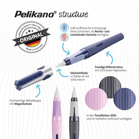 Pióro wieczne Pelikano M szare 524507 Pelikan (300009986)