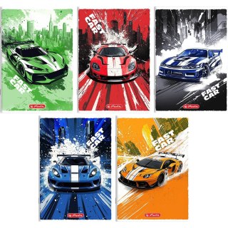 Zeszyt Fast Car A5 32k. 70g krata Herlitz (400196836)