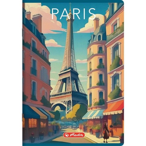 Zeszyt Herlitz Retro City A4 96k. 70g krata (400196848)