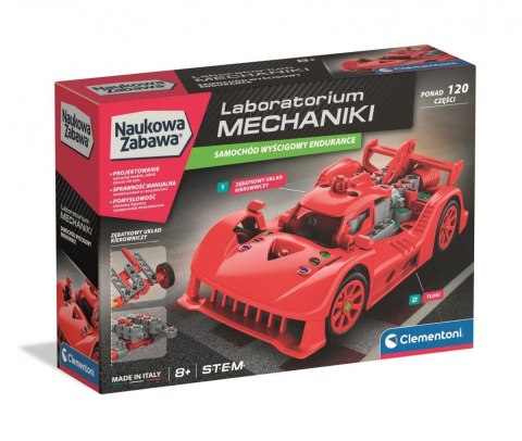 Klocki konstrukcyjne Laboratorium Mechaniki Samochód wyścig endurance Clementoni (CLM50248)