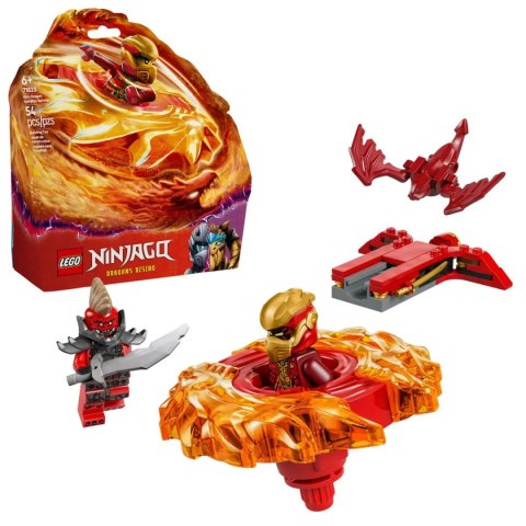 Klocki konstrukcyjne Ninjago Smoczy spinner Spinjitzu Kaia Lego (71823)