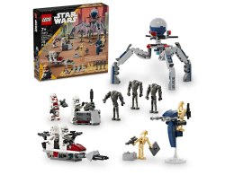 Klocki konstrukcyjne Star Wars Zestaw bitewny z żołnierzem armii klonów™ i droidem bojowym™ Lego (75372)