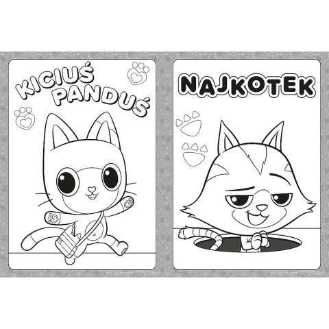 Kolorowanka Gabby Koci Domek Gabi. Kociastyczny zeszyt do kolorowania Trefl (Ks79791)