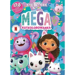 Kolorowanka Gabby Koci Domek Gabi. Mega KOTkolorowanka Trefl (Ks79790)