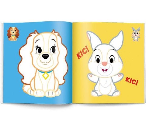 Książka dla dzieci Disney Maluch. Koloruj Według Linii Ameet (COLN 9201)