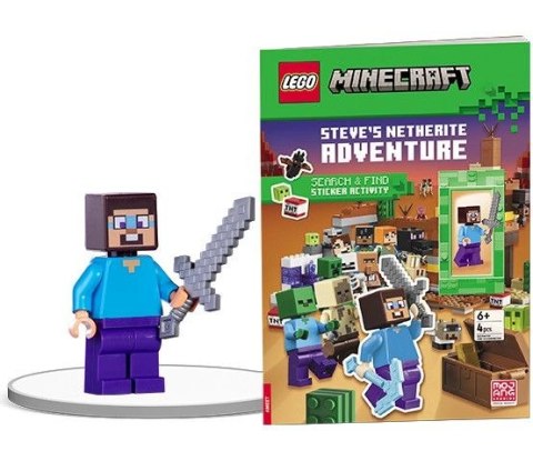 Książka dla dzieci LEGO® Minecraft®. Wyprawa po netherytowy miecz Ameet (MSF 5201)