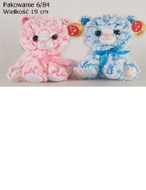 Pluszak Kotek różowy, niebieski [mm:] 190 Deef (3487)