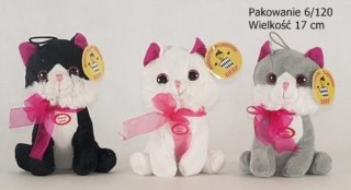 Pluszak Kotek siedzący mały 17 cm [mm:] 170 Deef (03625)