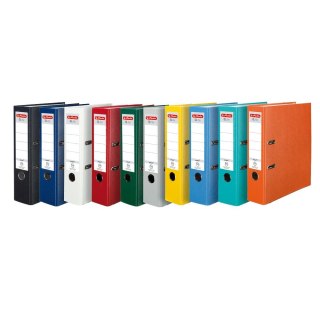 Segregator dźwigniowy Q. file Standard 0011178936 A4 80mm niebieski jasny Herlitz (300023548)