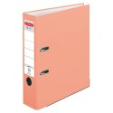 Segregator dźwigniowy 50028481 Q.file protect A4 80mm łososiowy Herlitz (300005711)