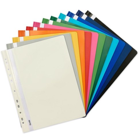 Skoroszyt EVO wpinany A4 granatowy polipropylen PP Bantex (400076701)