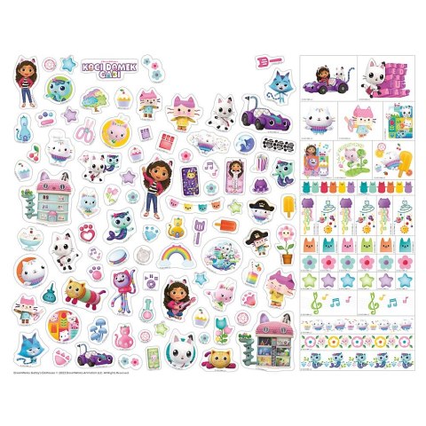 Wydrapywanka Koci Domek Gab Gigantyczny notes z zadaniami Trefl (Ks97610)