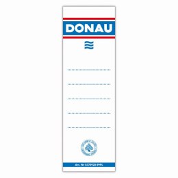 Etykiety opisowe do segregatora Donau - biały 48mm x 153mm (8370920-09PL)