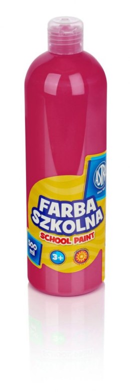 Farby plakatowe Astra kolor: różowy 500ml 1 kolor. (301109003)