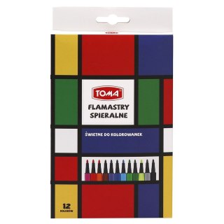 Flamaster 12 kol. Toma (to-590)