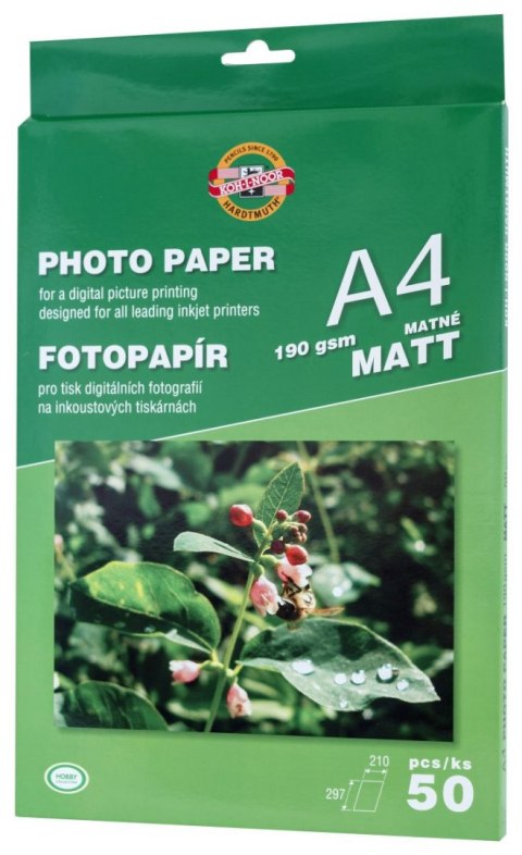 Papier foto matt A4 190g Koh-I-Noor