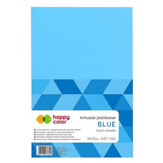 Arkusz piankowy kolor: niebieski 5 ark. [mm:] 210x297 Happy Color (HA 7130 2030-3)