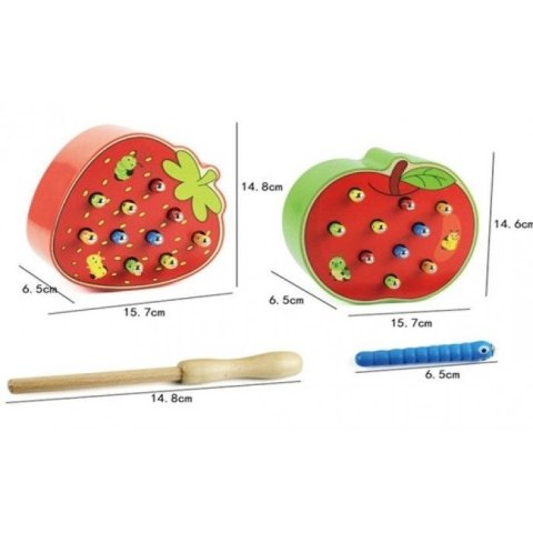 Gra zręcznościowa drewniana, wyciągnij robala Norimpex (NO-1007913)