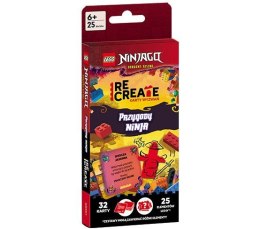 Karty LEGO® NINJAGO® Recreate. Karty Wyzwań. Przygody ninja Ameet (ACP 6701) 32 sztuk