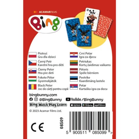 Karty Bing Piotruś Trefl (08509) 25 sztuk