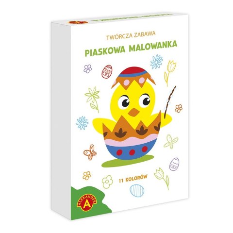 Książeczka edukacyjna kurczak wielkanocny paskowe malowanki Alexander