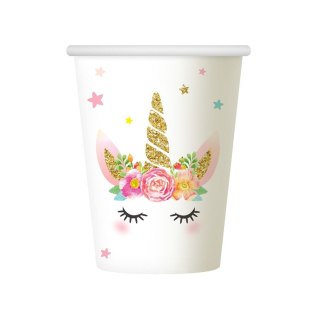 Kubek jednorazowy Jednorożec 266ml/6 szt. papier 266ml Godan (PF-KPJE)