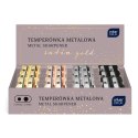 Temperówka SATIN GOLD podwójna z pojemnikiem 5902277346551 mix plastikowa Interdruk