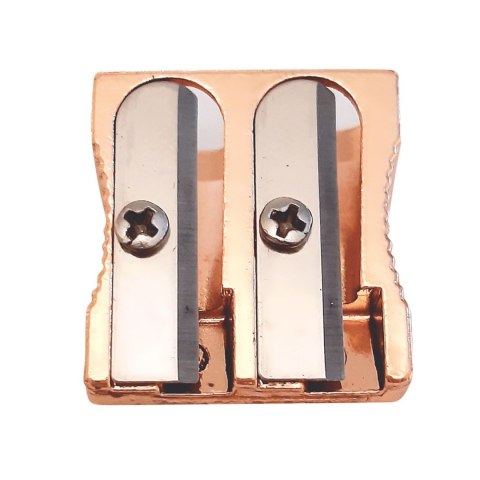 Temperówka SATIN GOLD podwójna z pojemnikiem 5902277346551 mix plastikowa Interdruk