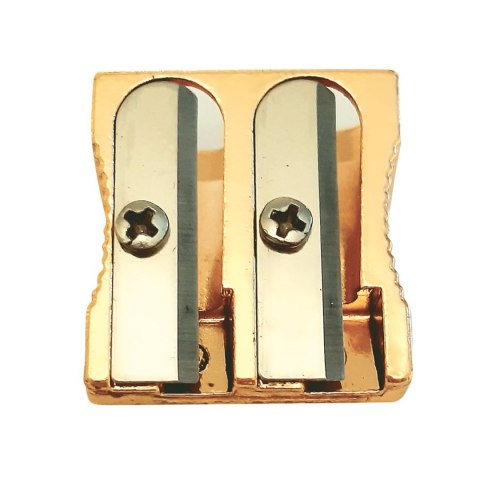 Temperówka SATIN GOLD podwójna z pojemnikiem 5902277346551 mix plastikowa Interdruk