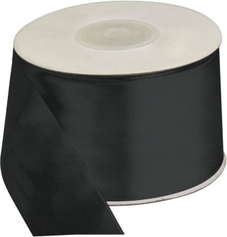 Wstążka Craft-Fun Series satynowa 50x25 [mm x m] czarny Titanum (50MM/25M 010)