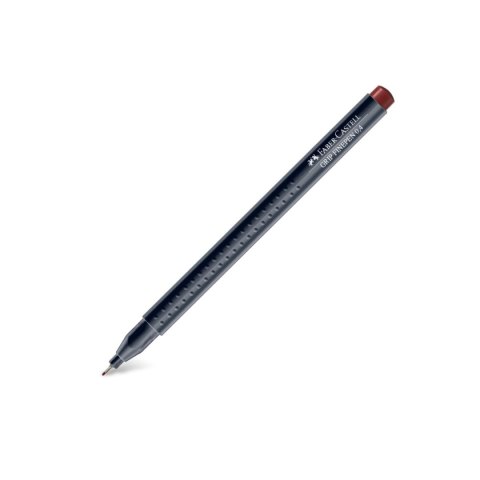Cienkopis Faber-Castell Grip Finepen 0,4 brązowy (FC151687)