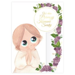 Kartka składana KARNET B6 KOMUNIA B6 Henry (5907465664950)