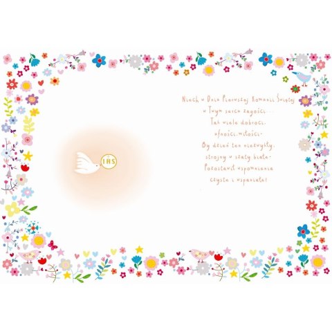 Kartka składana Karnet A5 KOMUNIA DOM BOżY A5 Henry (5905701482665)