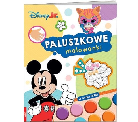Książka dla dzieci Disney Junior Paluszkowe Malowanki Ameet (PAL-9101)