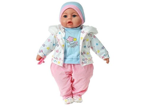 Lalka bobas z polskim głosem, śpiewa i mówi po polsku; Box [mm:] 450 Adar (615397)