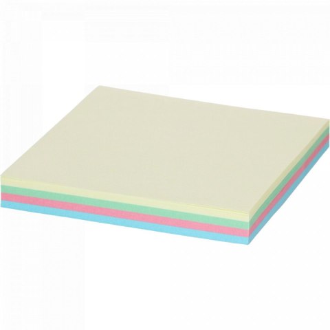 Notes samoprzylepny (karteczki) tęczowy, pastelowy mix 100k [mm:] 75x75 Tres (5654-98)