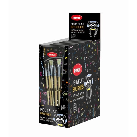 Pędzel Rexus Teens z naturalnego włosia nr mix Rexus (0910)